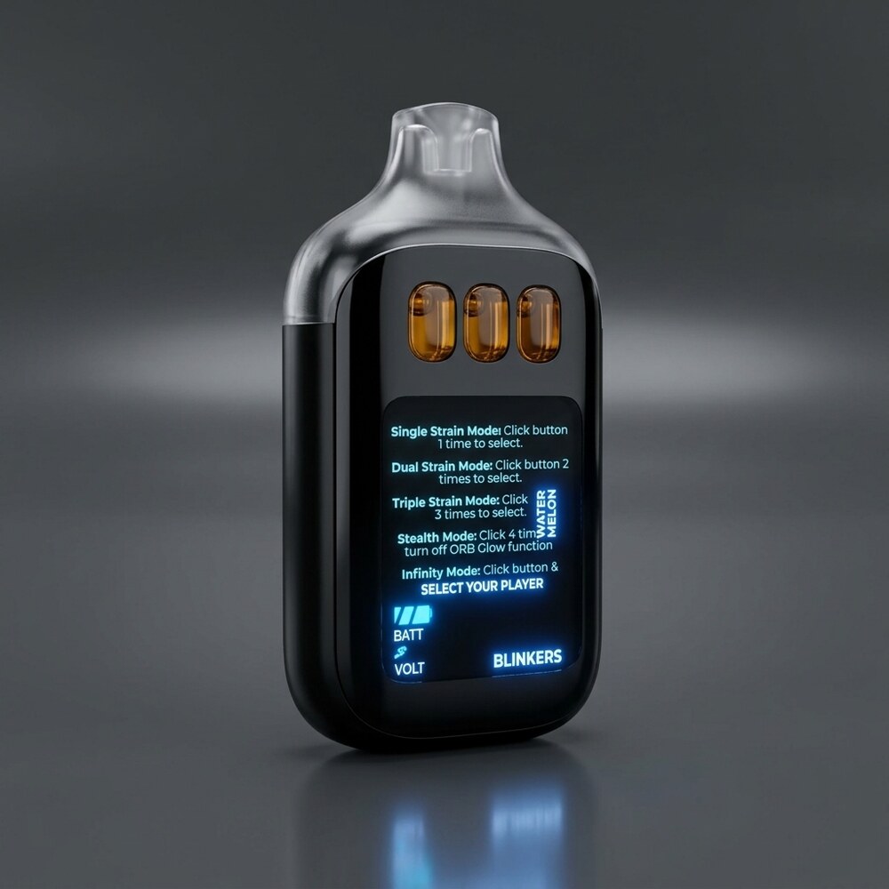 BoutiQ Switch V5 device — three tanks and LED readout