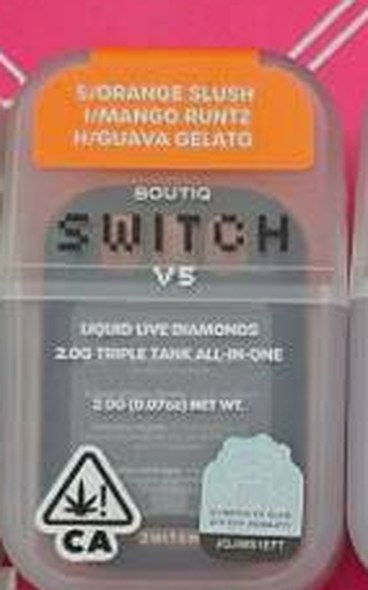 S/Orange Slush I/Mango Runtz H/Guava Gelato